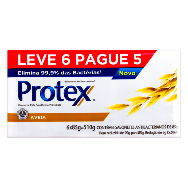 Sabonete Protex Aveia Leve 6 Pague 5 85g