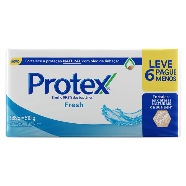 Sabonete Protex Fresh Leve 6 Pague 5 85g