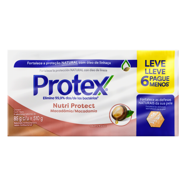 Sabonete Protex Macadamia Leve 6 Pague 5 85g