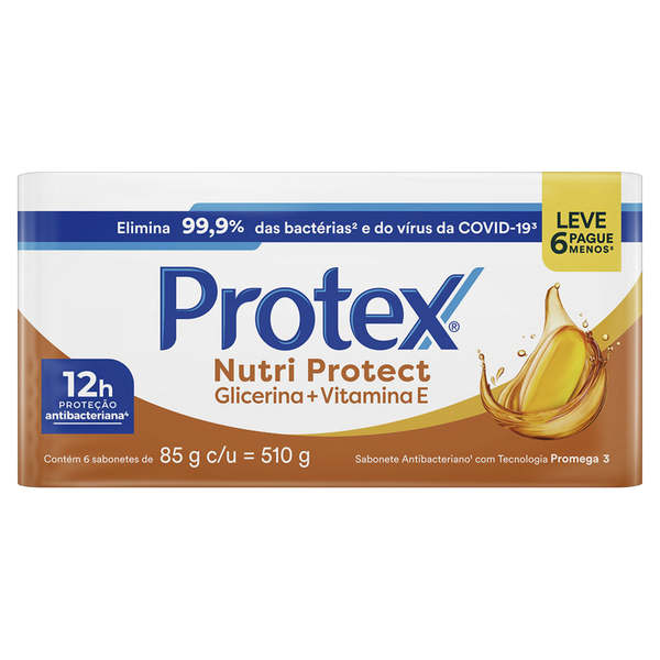 Sabonete Protex Vitamina E Leve 6 Pague 5 85g