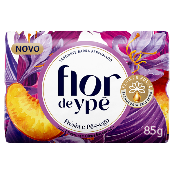 Sabonete Flor de Ypê Frésia e Pêssego 85g