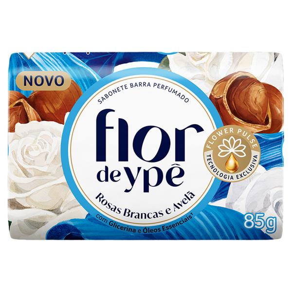Sabonete Flor de Ypê Rosas Brancas e Aveia 85g
