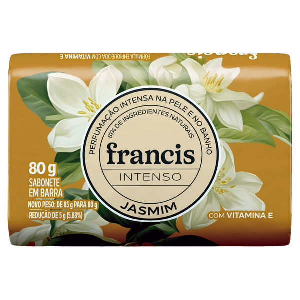 Sabonete Francis Suave Branco 85g