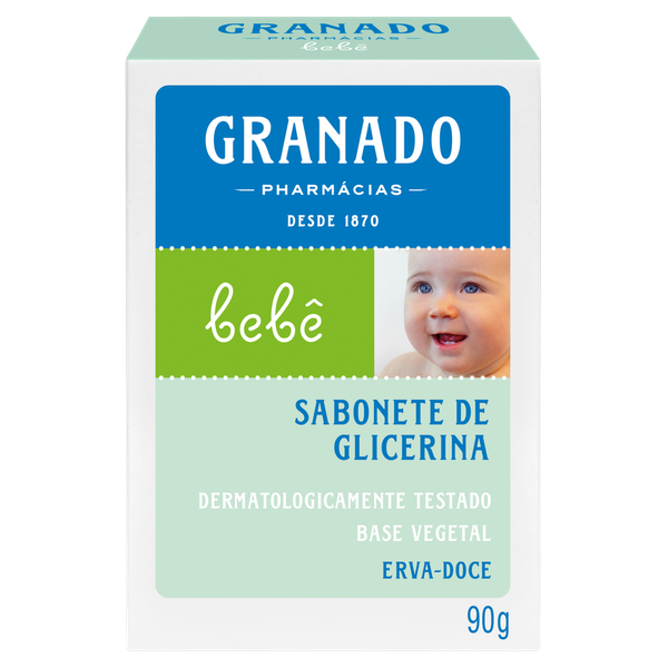 Sabonete Granado Bebê Glicerina Erva Doce 90g