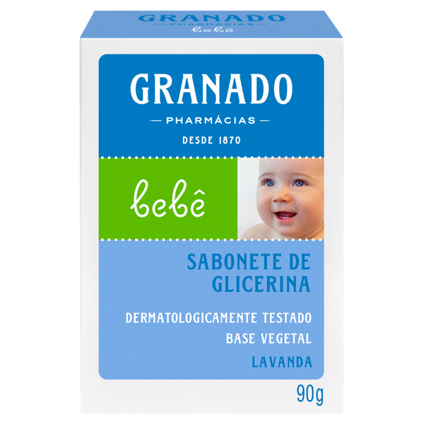 Sabonete Granado Bebê Glicerina Lavanda 90g