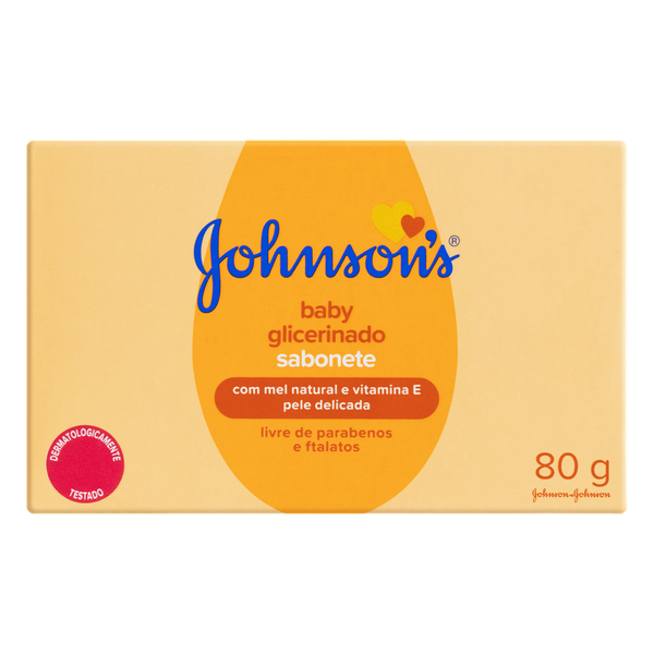 Sabonete Johnson's Baby Glicerina 80g