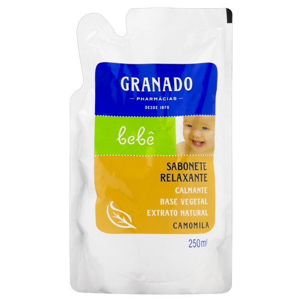 Sabonete Líquido Granado Bebê Refil Camomila 250ml