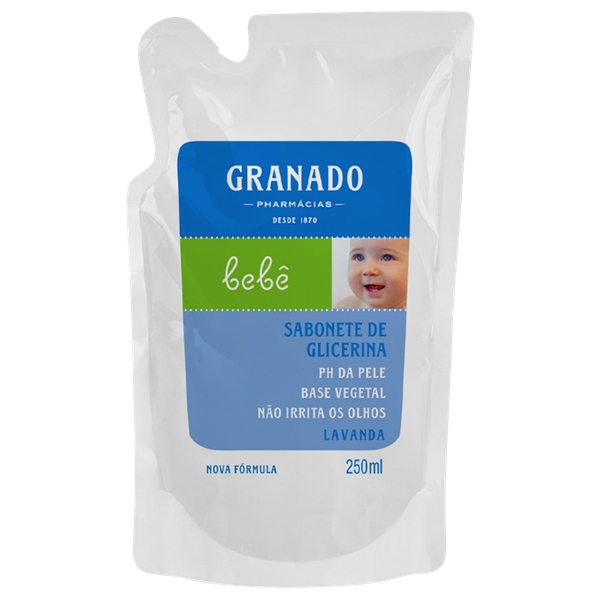 Sabonete Líquido Granado Bebê Refil Lavanda 250ml