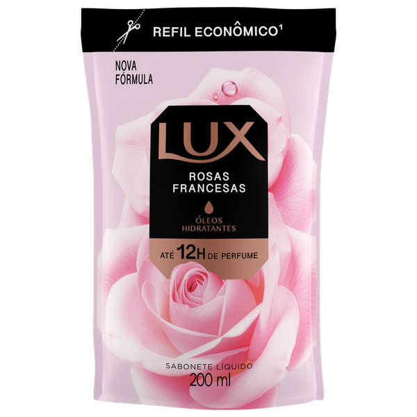 Sabonete Líquido Lux Botanicals Refil Rosas Francesas 200ml
