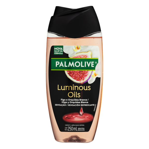 Sabonete Líquido Palmolive Luminous Oils Figo e Orquídea Branca 250ml