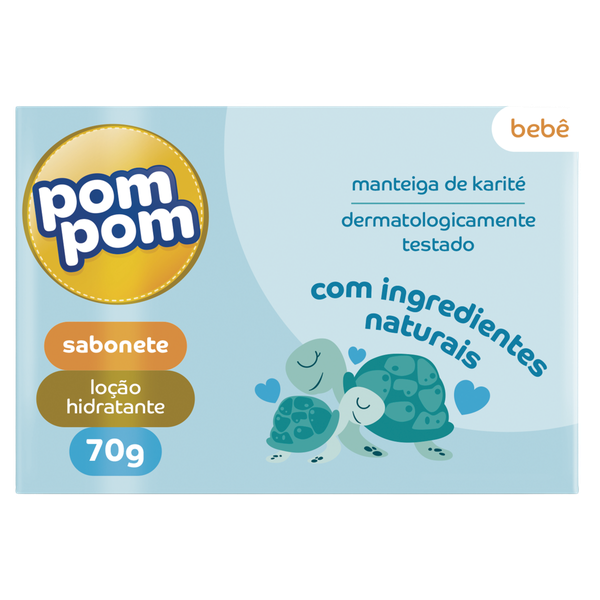 Sabonete Pompom Loção Hidratante 70g