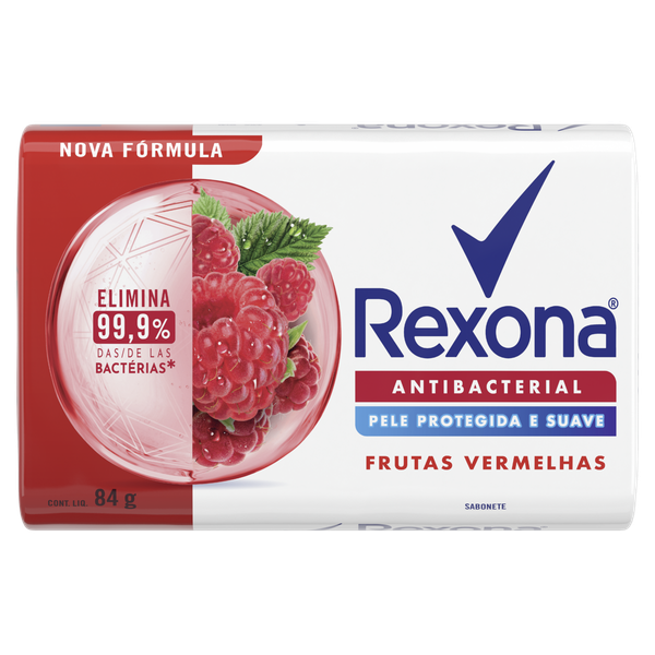 Sabonete Rexona Antibac Frutas Vermelhas 84g