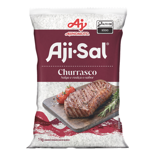 Sal Grosso Ajiniomoto para Churrasco 1kg