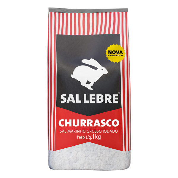 Sal Marinho Grosso Lebre Churrasco 1kg