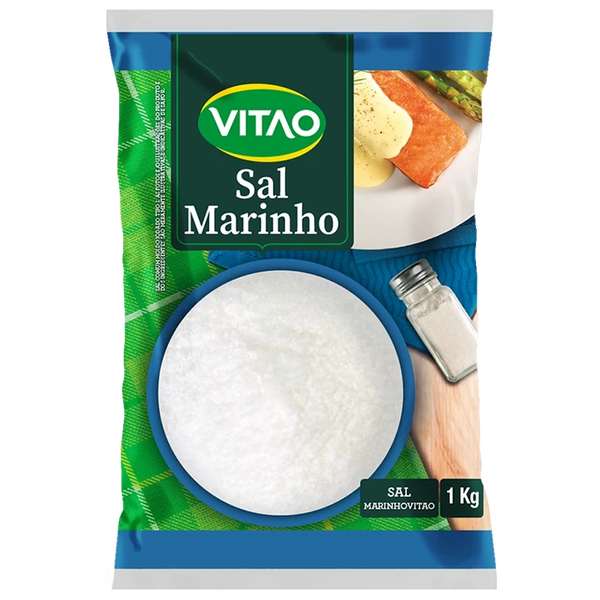 Sal Refinado Marinho Vitao 1Kg