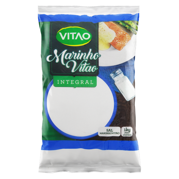 Sal Refinado Vitão Marinho 1kg