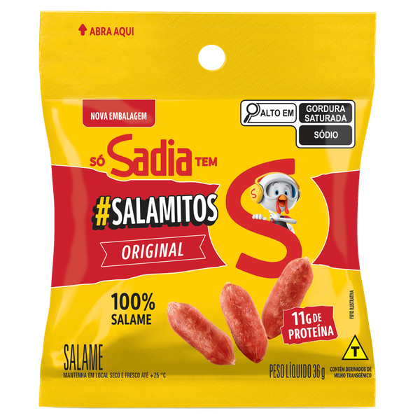Salame Snack Sadia Tradicional 36g
