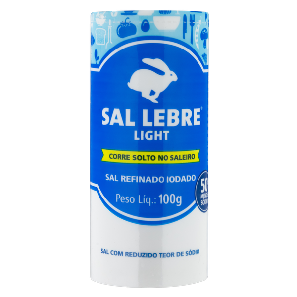 Saleiro Lebre Refinadp Light 100g