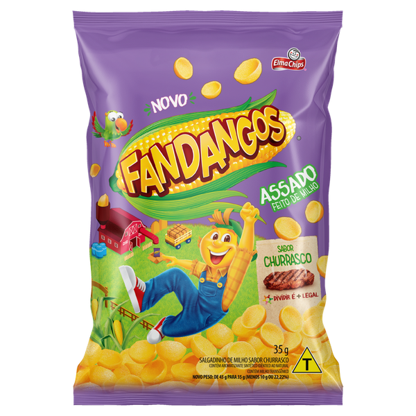 Salgadinho Fandangos Churrasco 35g