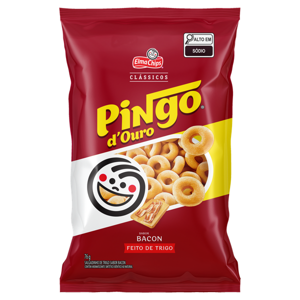 Salgadinho Elma Chips Pingo Douro Bacon 76g