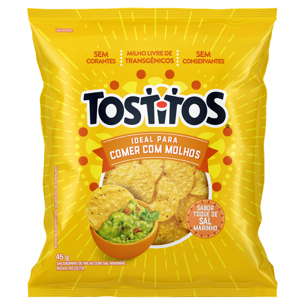 Salgadinho Tostitos Sal Marinho 45g