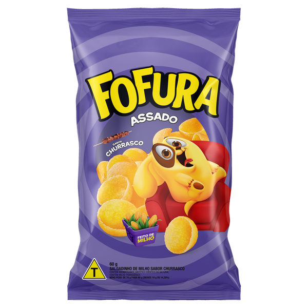 Salgadinho Fofura Churrasco 60g