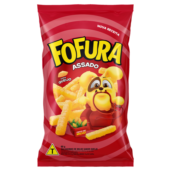 Salgadinho Fofura Queijo 60g
