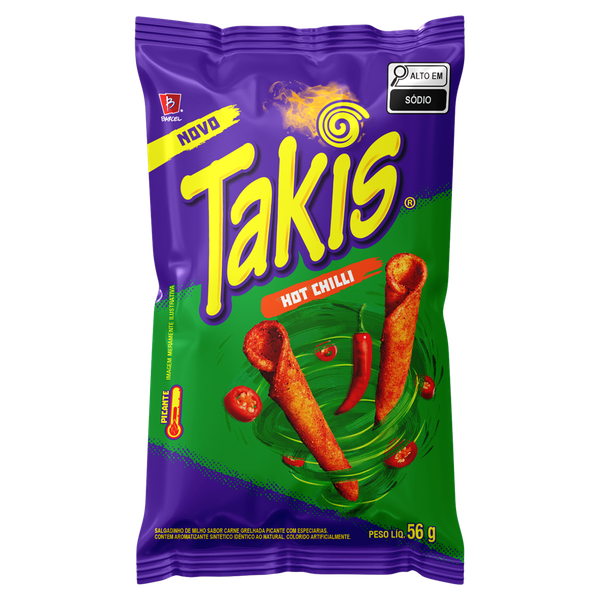 Salgadinho Takis Hot Chilli 56g