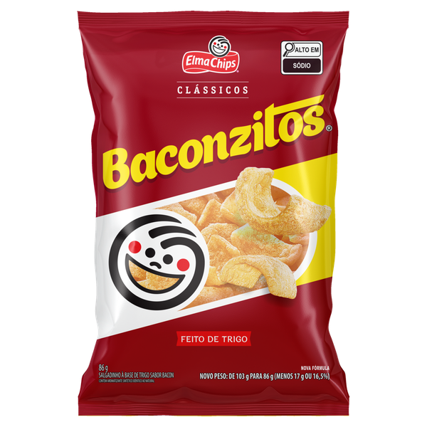 Salgadinho Baconzitos 86g