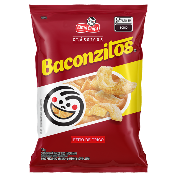Salgadinho Baconzitos 36g