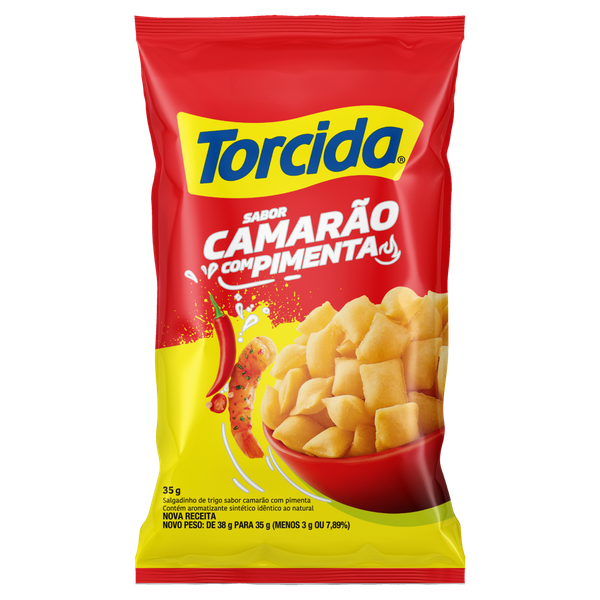 Salgadinho Torcida Camarão 35g