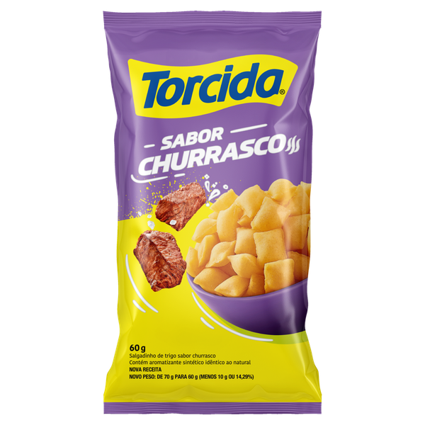 Salgadinho Torcida Churrasco 60g