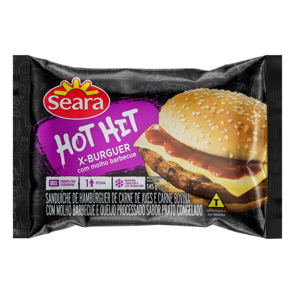 Sanduíche Hot Hit Seara Barbecue 145g