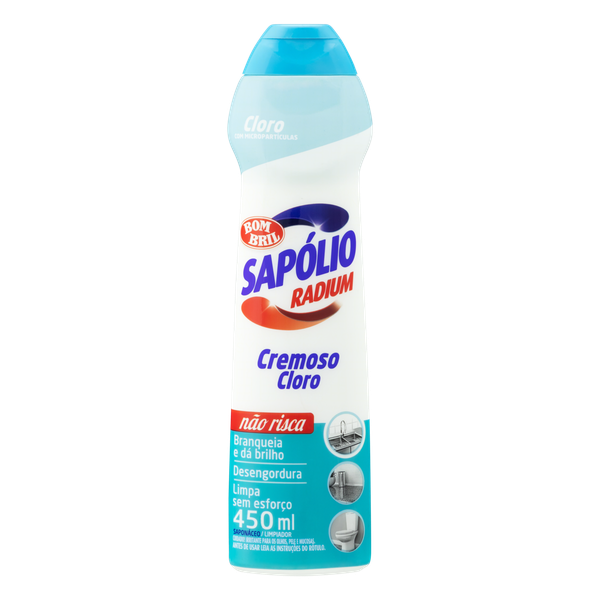 Sapólio Radium Cremoso Cloro 450ml