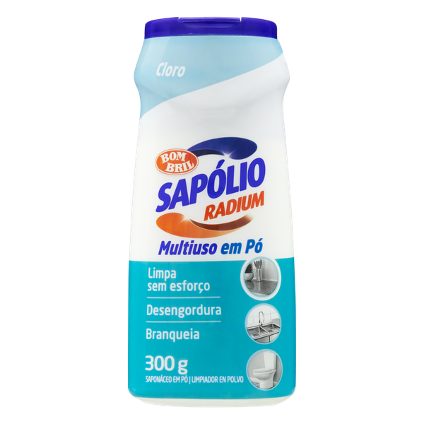 Sapólio Radium em Pó Cloro 300g