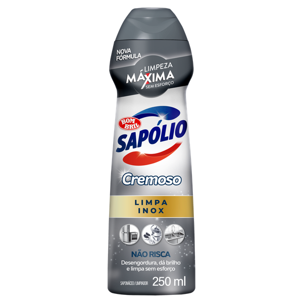 Sapólio Radium Limpa Inox 250ml