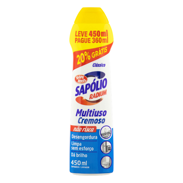 Sapólio Radium Cremoso Clássico 450ml