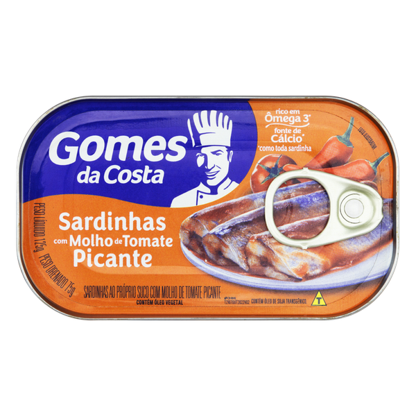 Sardinha Gomes da Costa Picante 125g