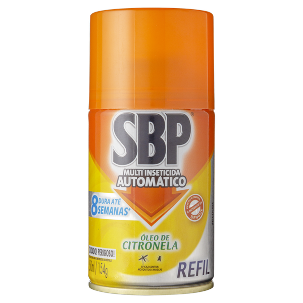 Inseticida Refil Líquido SBP Automático Citronela 250ml
