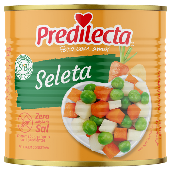 Seleta de Legumes Predilecta Lata 1,7kg