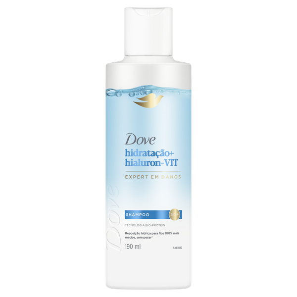 Shampoo Dove Hidratação Hialurônica 190ml