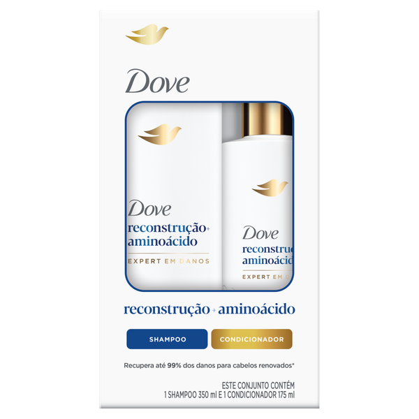 Shampoo Dove Condicionador 175ml Rec Aminoácido 350ml
