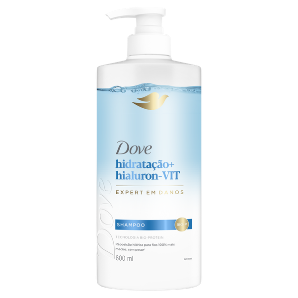 Shampoo Dove Pump Hidratante Hialuron V 600ml