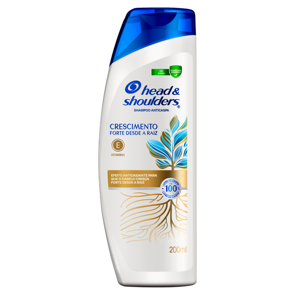 Shampoo Head & Shoulders Crescim Força 200ml