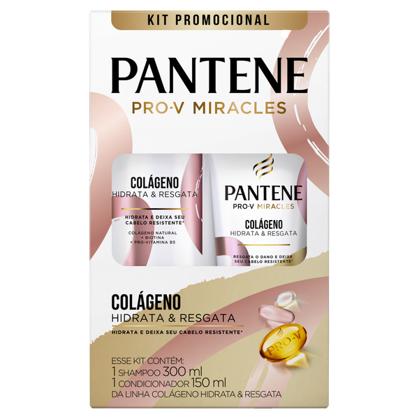 Shampoo Pantene Condicionador 150ml Colag 300ml