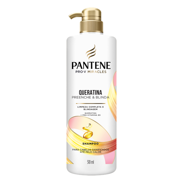 Shampoo Pantene Queratina 510ml