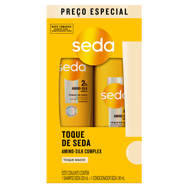 Shampoo Seda Toque de + Condicionador 190ml 300ml
