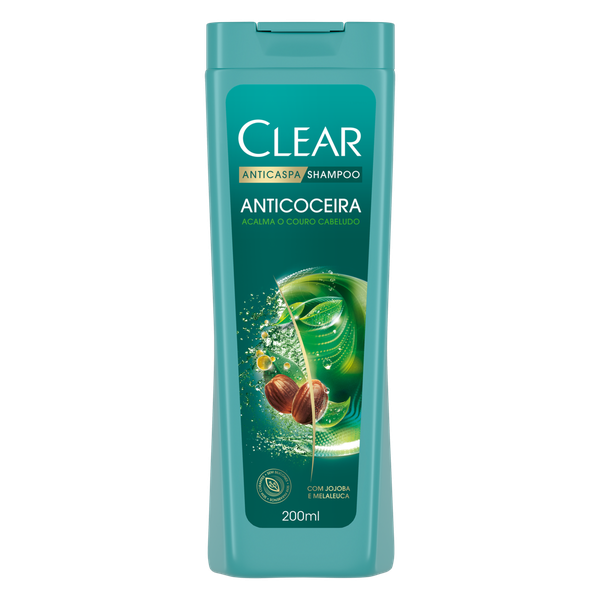 Shampoo Clear Anticaspa Anticoceira 200ml