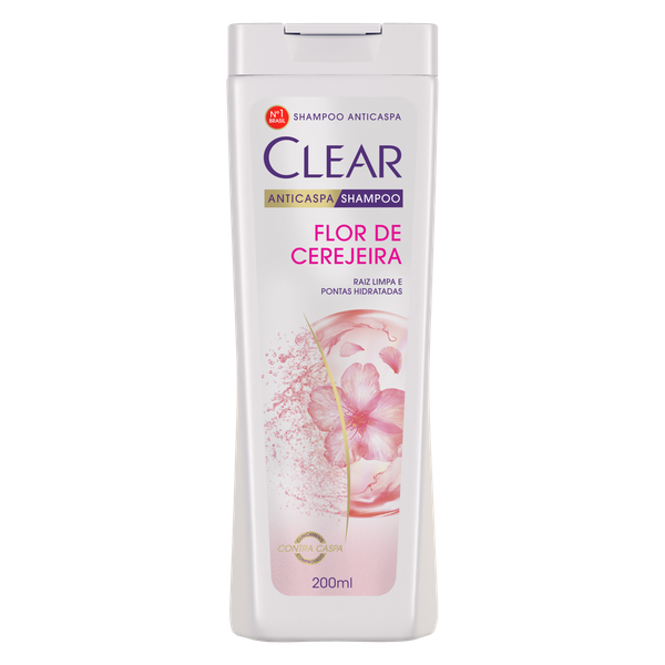 Shampoo Clear Anticaspa Flor Cereje 200ml