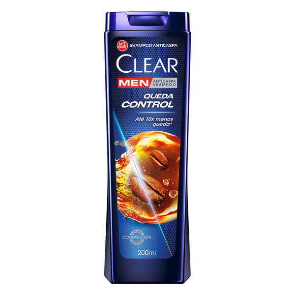 Shampoo Anticaspa Clear Men Queda Control 200ml